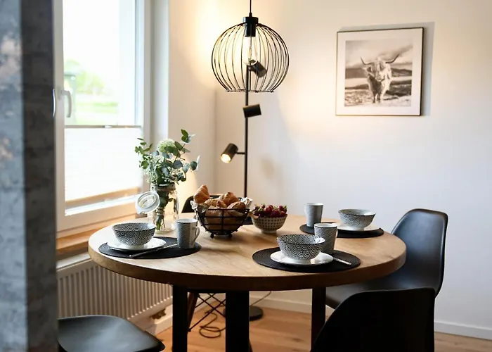 Modernes Im Eidertal Apartment